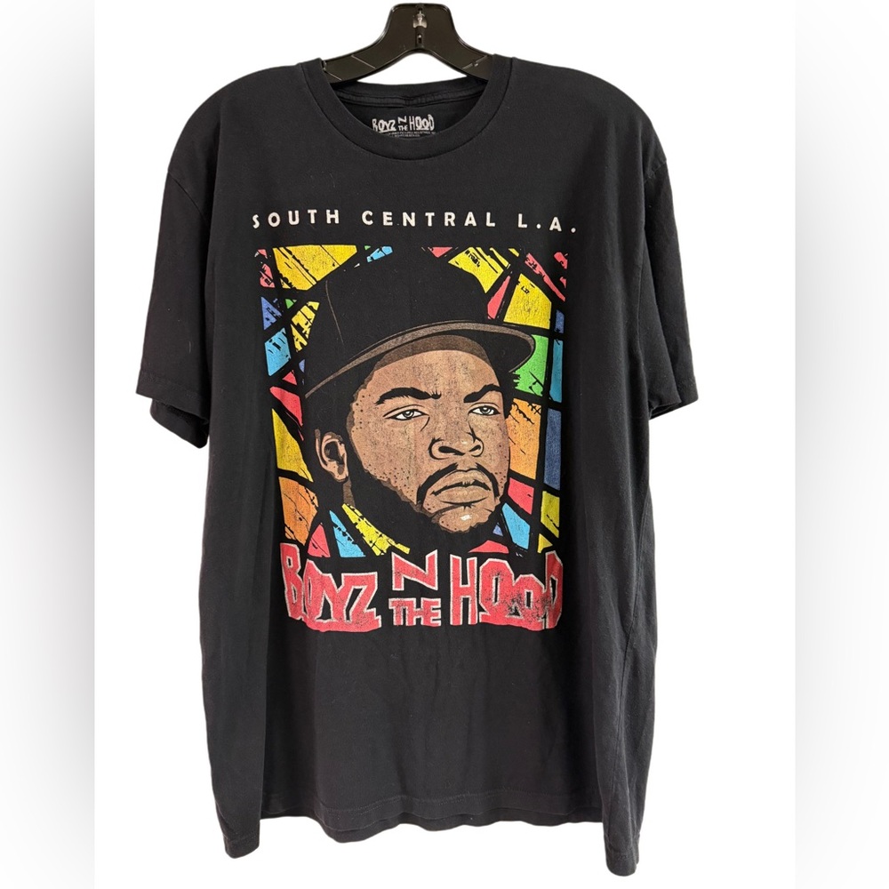 Boys In The Hood Ice Cube Black Graphic T-Shirt Size L